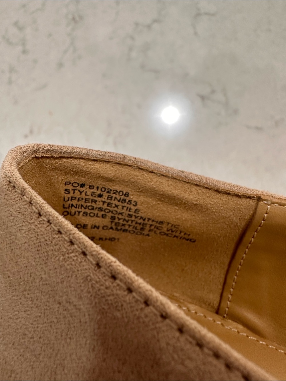 J. Crew Suede-like Bow Loafers in Light Beige - Picture 4 of 4